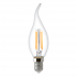 Лампа светодиодная филаментная THOMSON FILAMENT TAIL CANDLE 9ВТ 855Lm E14 2700K на ветру TH-B2077