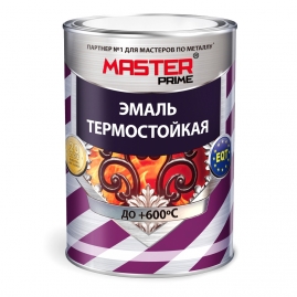 Эмаль Master Prime термостойкая серебро 0,4кг