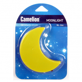 Ночник Camelion NL-244 с выключателем Месяц LED 220В 14264