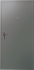 Дверь металлическая VALBERG Б1 ДТМ металл/металл титан 2050x850мм левая