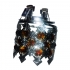 Светильник АКЦЕНТ "Crystal" 824 встраиваемый, хром янтарь, круглый с подвесками, MR16 GU5.3