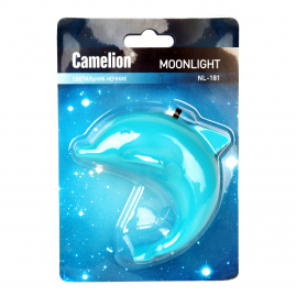 Ночник Camelion NL-181 светодиодный с выключателем дельфин 220В 12537