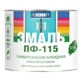 Эмаль Proremontt ПФ-115 салатовая 2,7кг