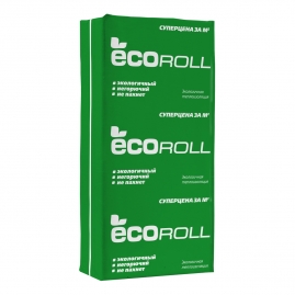 Плита минераловатная Ecoroll Mini S40MR 50x610x1000 96 0,305м3 543351