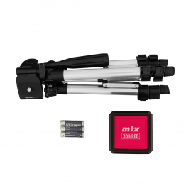 Уровень лазерный MTX XQB Red Pro со штативом 350185