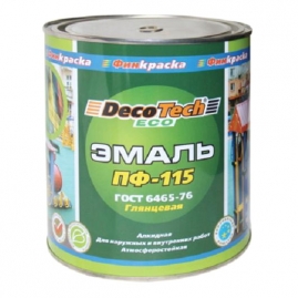 Краска ПФ-115 DecoTech Eco синяя 2,7кг