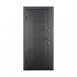 Дверь металлическая Valberg Стайл черный муар/венге 2066x980мм левая