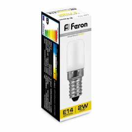 Лампа светодиодная Feron свеча для холодильников LB-10 2Вт 230В E14 4000K 25897