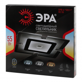 Люстра Эра светодиодная SPB-6 GEO 1 RC 55 55Вт 3400-5500К с пультом ДУ