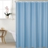 Штора для ванной комнаты Swensa Leer 240х200см серо-голубой, полиэстер SWC-90-80