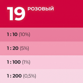 Колер Лакра №19 розовый 100г