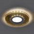 Светильник точечный Feron CD981 с LED подсветкой 15LED 4000K, MR16 G5.3,золото хром стекло 32438
