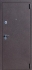 Дверь металлическая Троя шелк бордо беленый дуб, левая 960мм