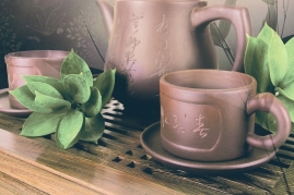 Панно керамическое Дельта Керамика Tea ceremony 30х40см, 2 плитки P2D175