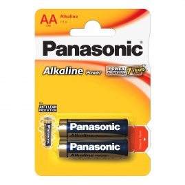 Батарейка Panasonic LR6 AA щелочная Alkaline 1,5В 2шт.