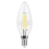 Лампа светодиодная филаментная Feron свеча 5Вт E14 4000K, LB-58 25573