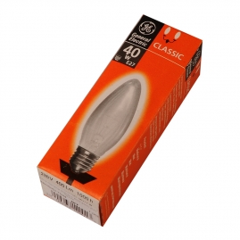Лампа GENERAL ELECTRIC B35 40W E27 FR 74398