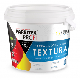 Краска акриловая фактурная Textura Farbitex Профи 7кг