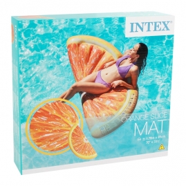 Плот надувной Intex Orange Slice 178х85см 58763