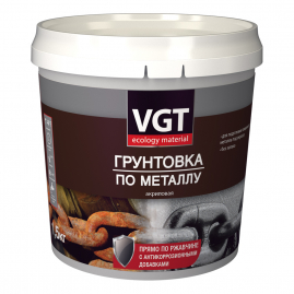 Грунтовка по металлу VGT серая 1кг