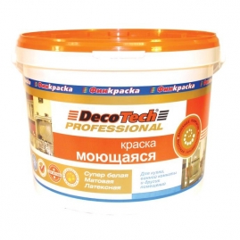 Краска ВД DecoTech Моющаяся база С 10,0 л