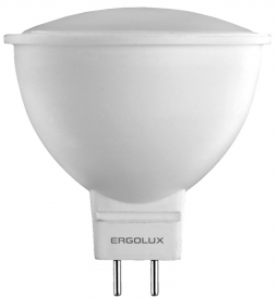 Лампа светодиодная Ergolux JCDR 5Вт GU5.3 3000K LED-JCDR-5W-GU5.3-3K