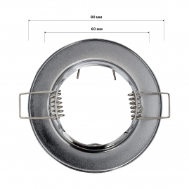 Светильник точечный Smartbuy MR16 GU5.3 серебро плоский SBL-07SL-MR16