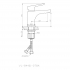 Смеситель для раковины TOKITO, TOYAMA 1011