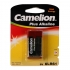 Батарейка CAMELION Plus Alkaline 6LF22 блистер 1, 1655