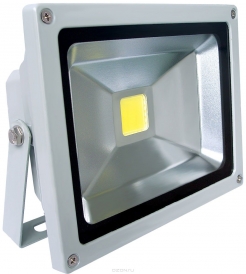 Прожектор светодиодный Camelion LFL-20-CW C09 серый 20Вт, 230В, 6500K-холодный белый