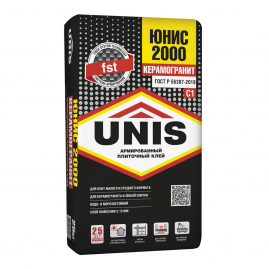 Клей плиточный UNIS 2000 25кг