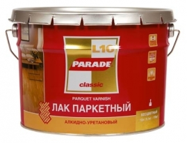 Лак PARADE L10 паркетный 2,5л матовый, алкидно уретановый