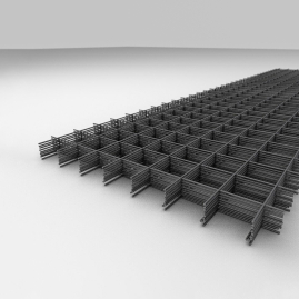 Сетка арматурная в картах 0,5x2м 50x50x3,0мм 1м2