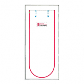 Временная дверная система СТОП-ПЫЛЬ вариант 2А 201805
