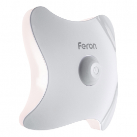Ночник Feron FN2020 светодиодный на магните 8LED, 3хААА 93х93х38мм 41192