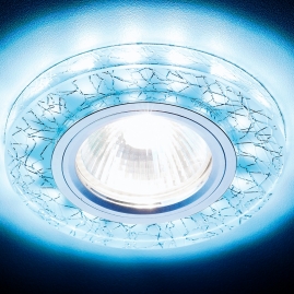 Светильник точечный Ambrella light S226 W-CH-C белый серебро MR16+3W LED COLD