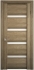 Дверное полотно экошпон Ferrata XV Alleanza ПО80 дуб серый, стекло белое