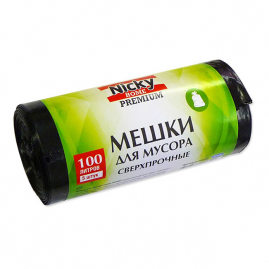 Мешки для мусора Antella Nicky Home Premium Ldpe 100л 5шт 80мкм 20544