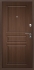Дверь металлическая VALBERG Б4 ПРАКТИК антик медный/Рационалист орех премиум 2066x880мм левая