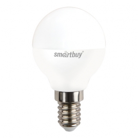 Лампа светодиодная Smartbuy шар LED P45 5Вт 3000К E14 SBL-P45-05-30K