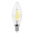 Лампа светодиодная филаментная Feron свеча 5Вт E14 2700K, LB-58 25572