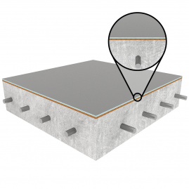 Панель звукоизоляционная Teplofom 1250x600x22мм 0,75м2