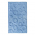 Коврик для ванной комнаты Fora Круги голубой 50х80см FOR-M003BL