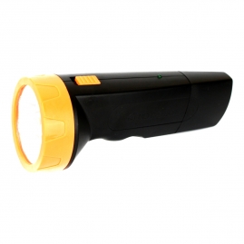 Фонарь Ultraflash аккумуляторный 220В, 9 LED, SLA, пластик, черно - желтый LED3829 11240
