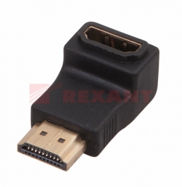 Переходник Rexant Jack HDMI-Plug HDMI, угловой 17-6805-01