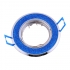 Точечный светильник Эра Fashion DK18 "круг со стеклянной крошкой" MR16, 12V, 50W, хром/синий блеск