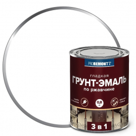 Грунт-эмаль 3в1 Proremontt белая 0,8кг