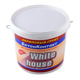 Грунтовка Бетонконтакт Poli-R White House 6кг