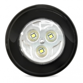 Фонарь Smartbuy светодиодный PUSH LIGHT 3Вт 3AAA, черный SBF-133-B