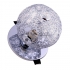 Светильник Эра DK60 SL/WH декор "проволока+кристалл" G9, 220V, 40W, серебро/прозрачный